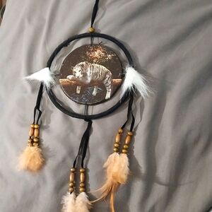 White Tiger Dream Catcher